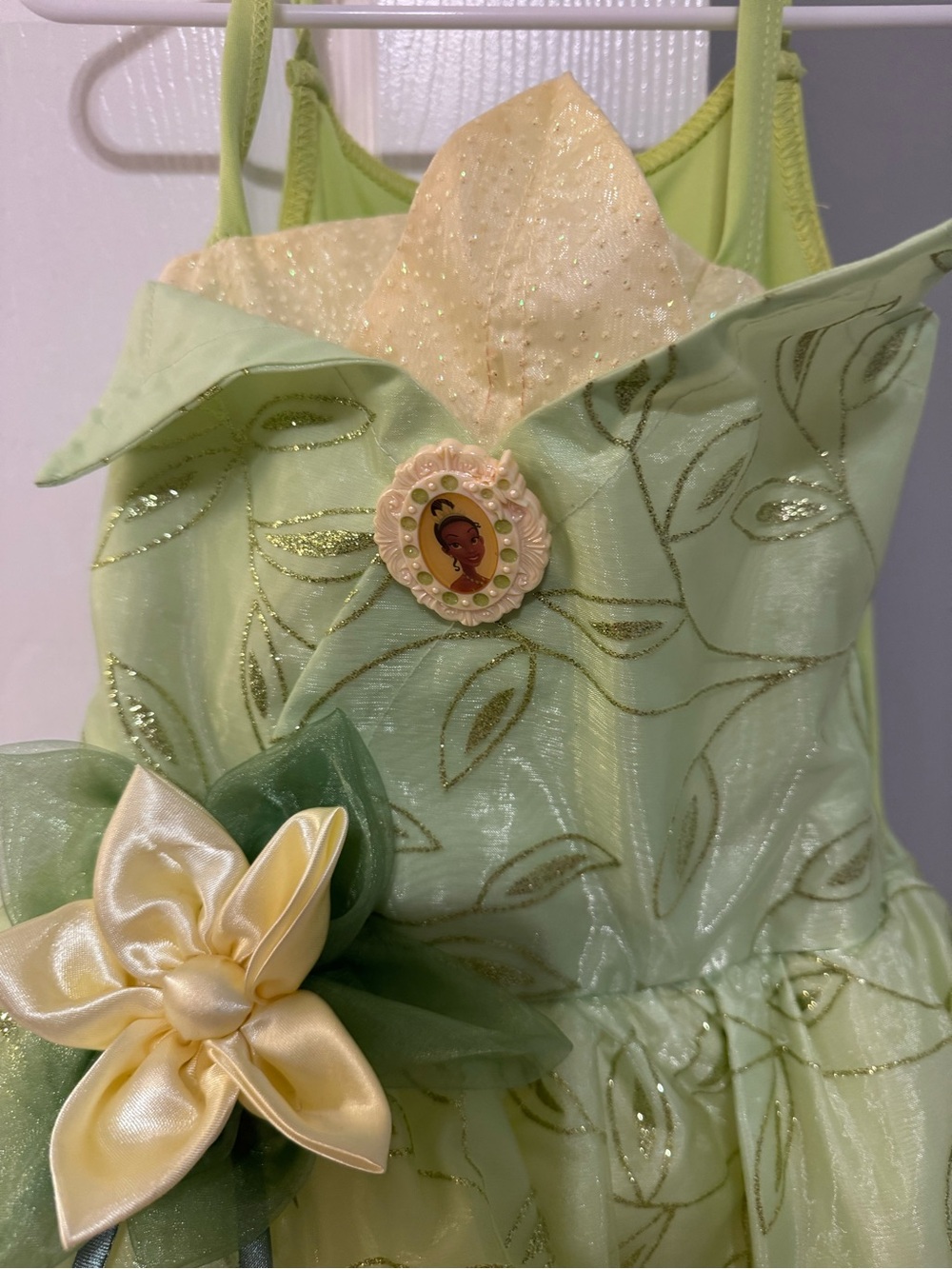 Disney Princess & the Frog- Green and Yellow Princess Dress - Picture 3 of 9